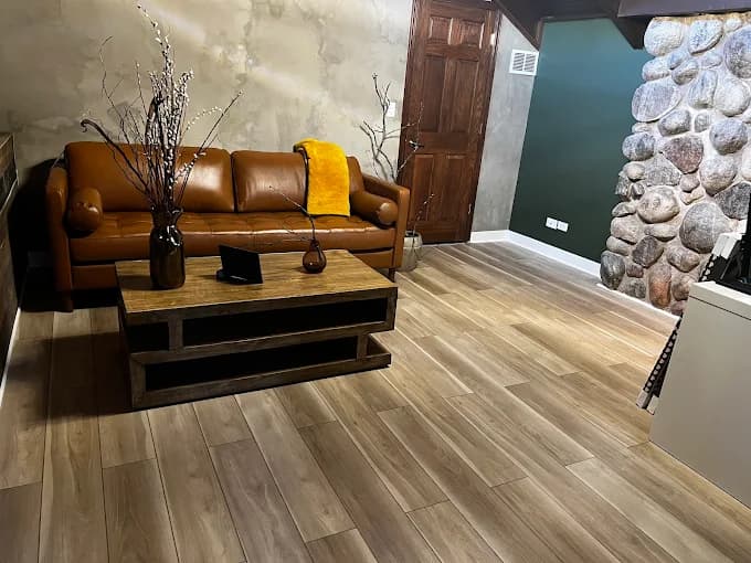 Attic Luxury Vinyl Plank Upgrade After
