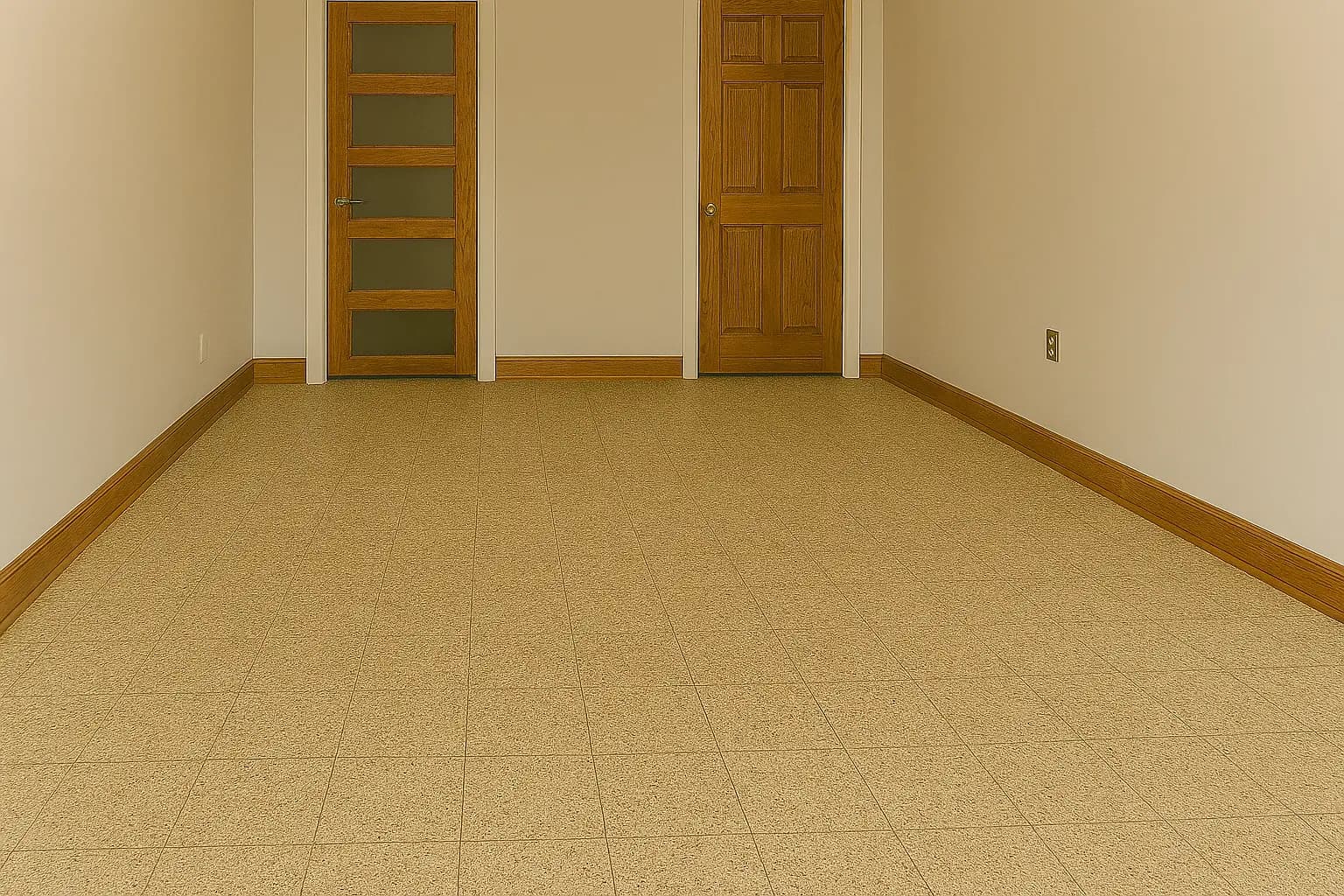 Basement refinish Before